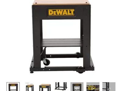 New DeWalt Mobile Planer Stand Table Workbench Woodworking.