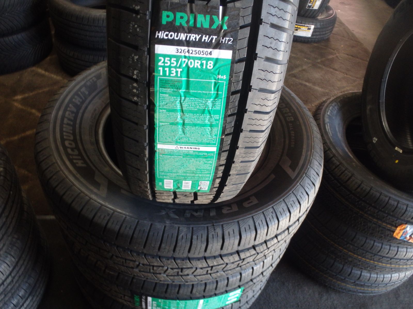 255/70R18 PRINX HICOUNTRY H/T 2 SET OF BRAND NEW TIRES