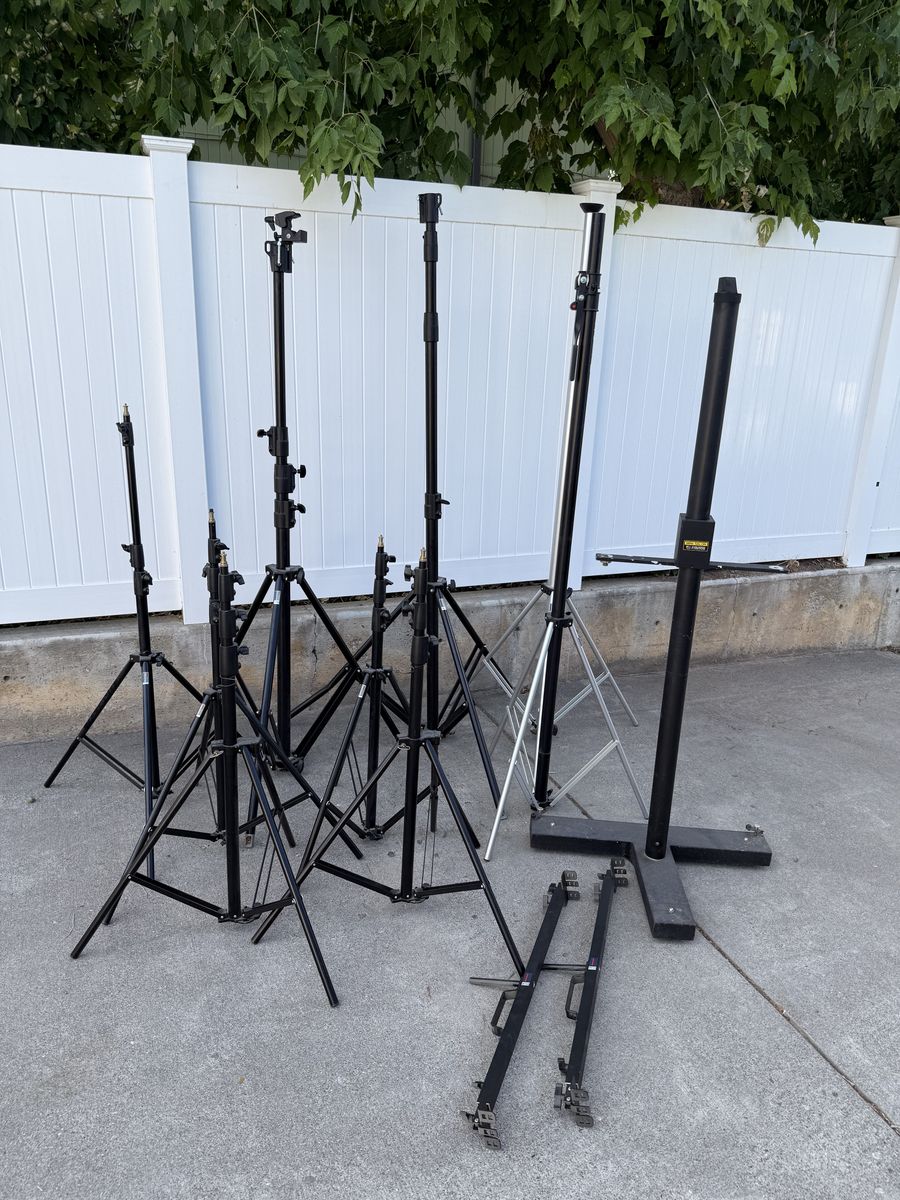 Photo Studio Light Stands – Manfrotto / Bogen – Retiring Studio Sale (Salt Lake City, UT)