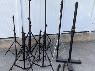 Photo Studio Light Stands – Manfrotto / Bogen – Retiring Studio Sale (Salt Lake City, UT)