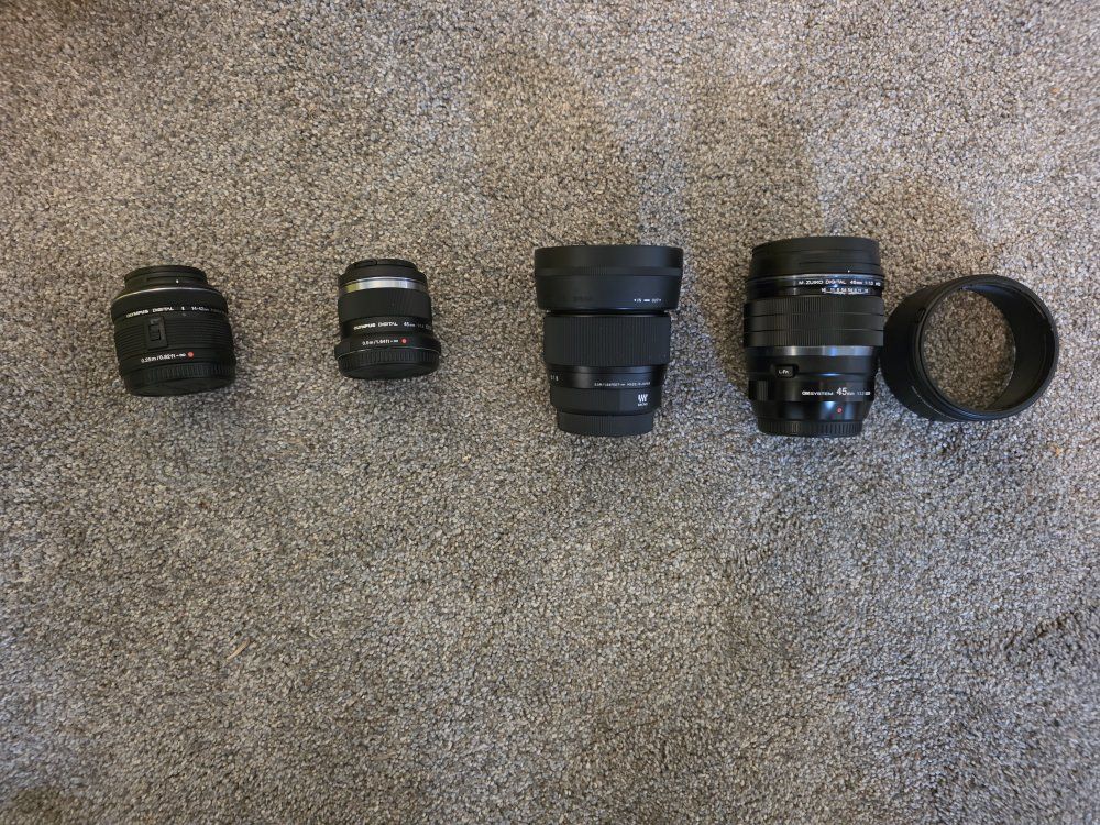 Micro Four Thirds (M4/3) Lenses – Like New