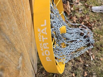 MVP black hole portal header band with chains