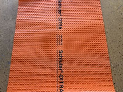 Schluter-DITRA Uncoupling Membrane for Tile Installation - 25 Sq. Feet
