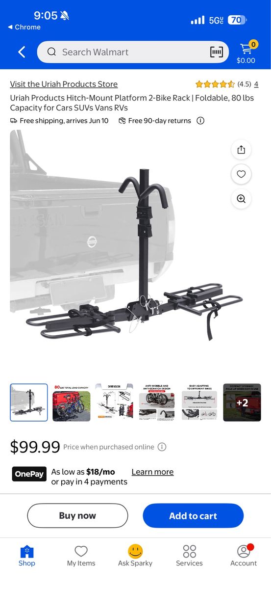 Hitch Mount Bike Rack