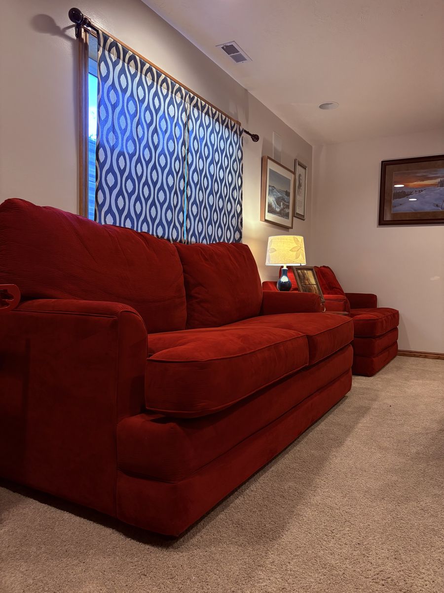 Vintage La-Z-Boy Sofa + Loveseat Set - Like Brand New