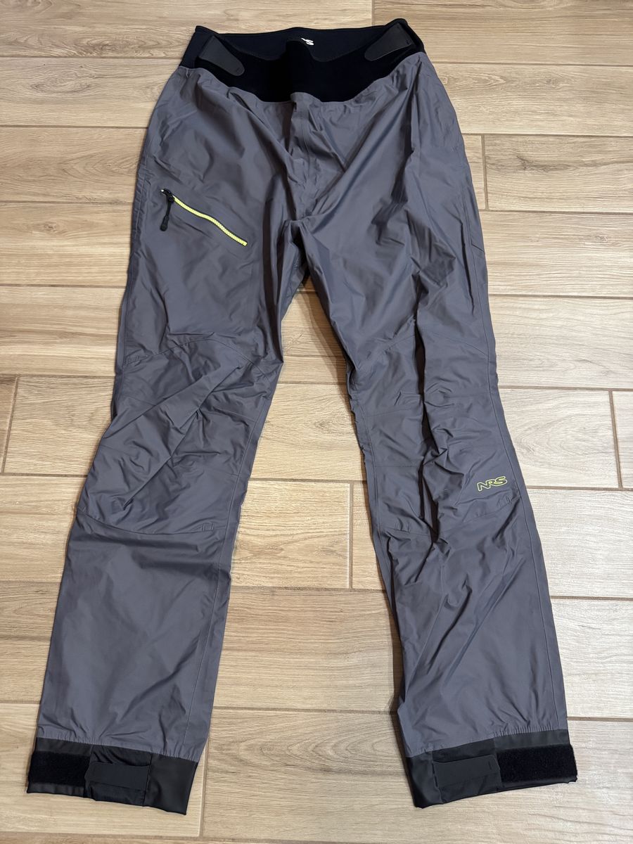 NRS Men's Waterproof Dry Pants Size XL Gray