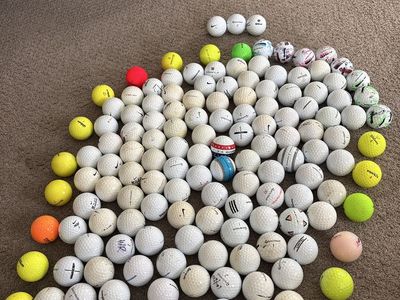 Golf balls - Wilson, Nike, Taylormade: $5 per dozen