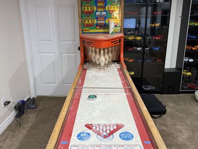 Vintage bowling arcade machine works great