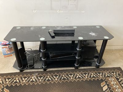 Tv stand, entertainment center