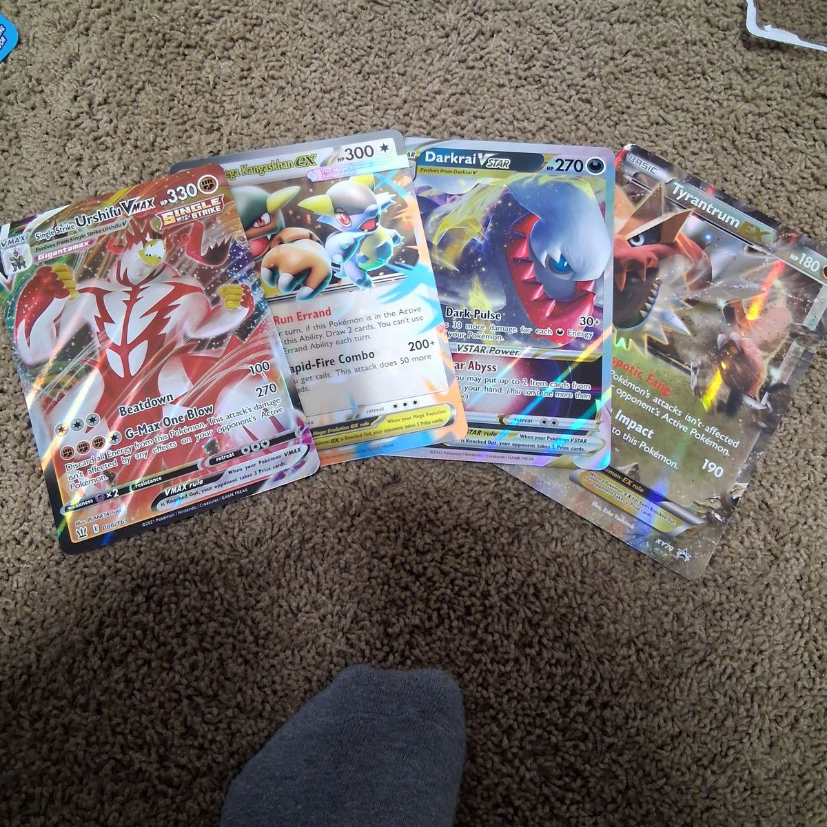 4 giant cards
