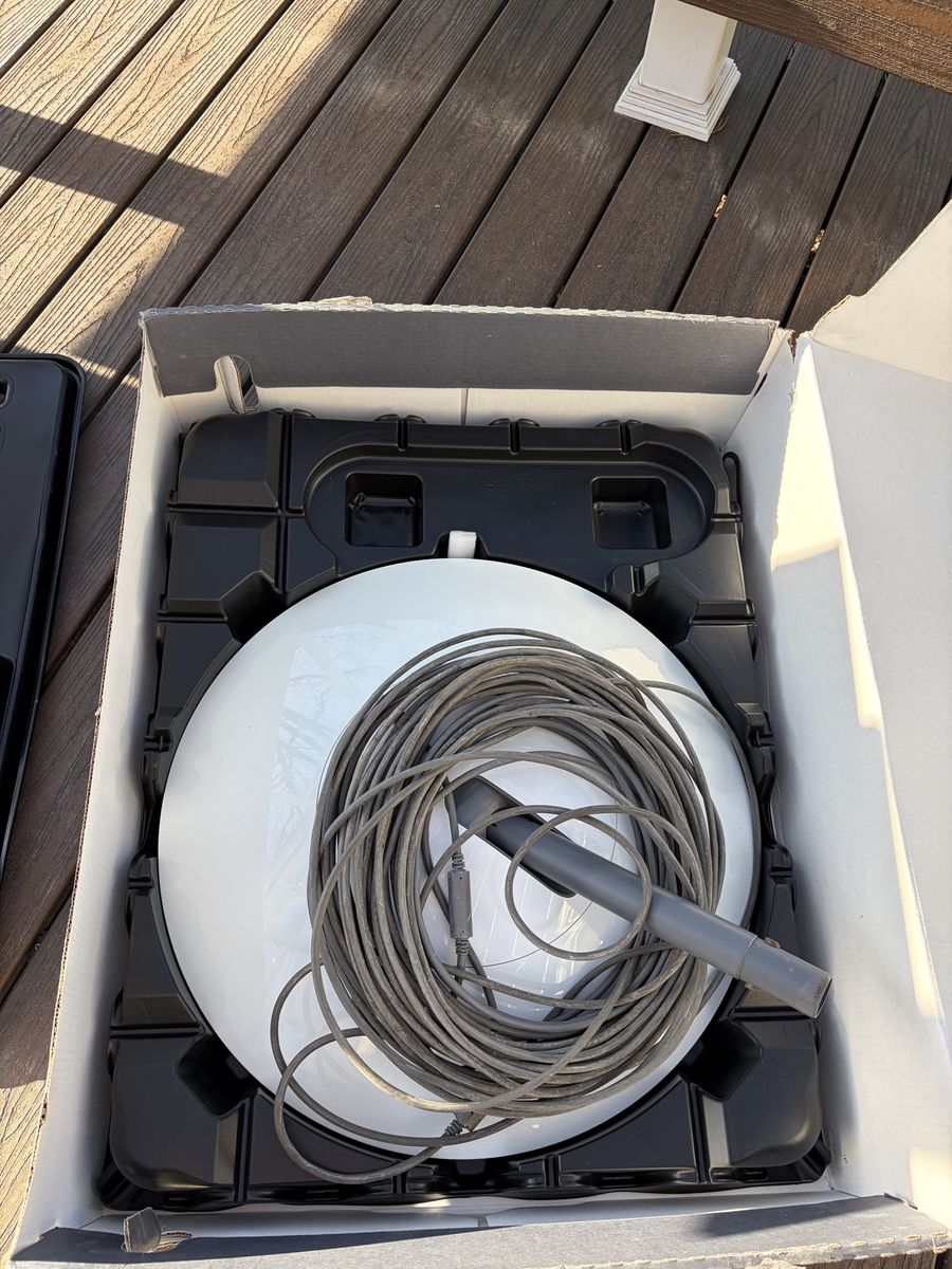 Starlink V1 round dish kit. $150