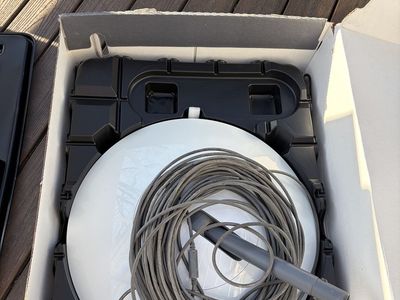 Starlink V1 round dish kit. $150