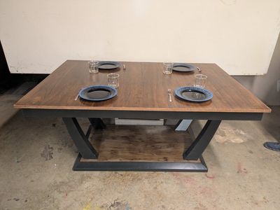 Custom Modern Dining Table Set