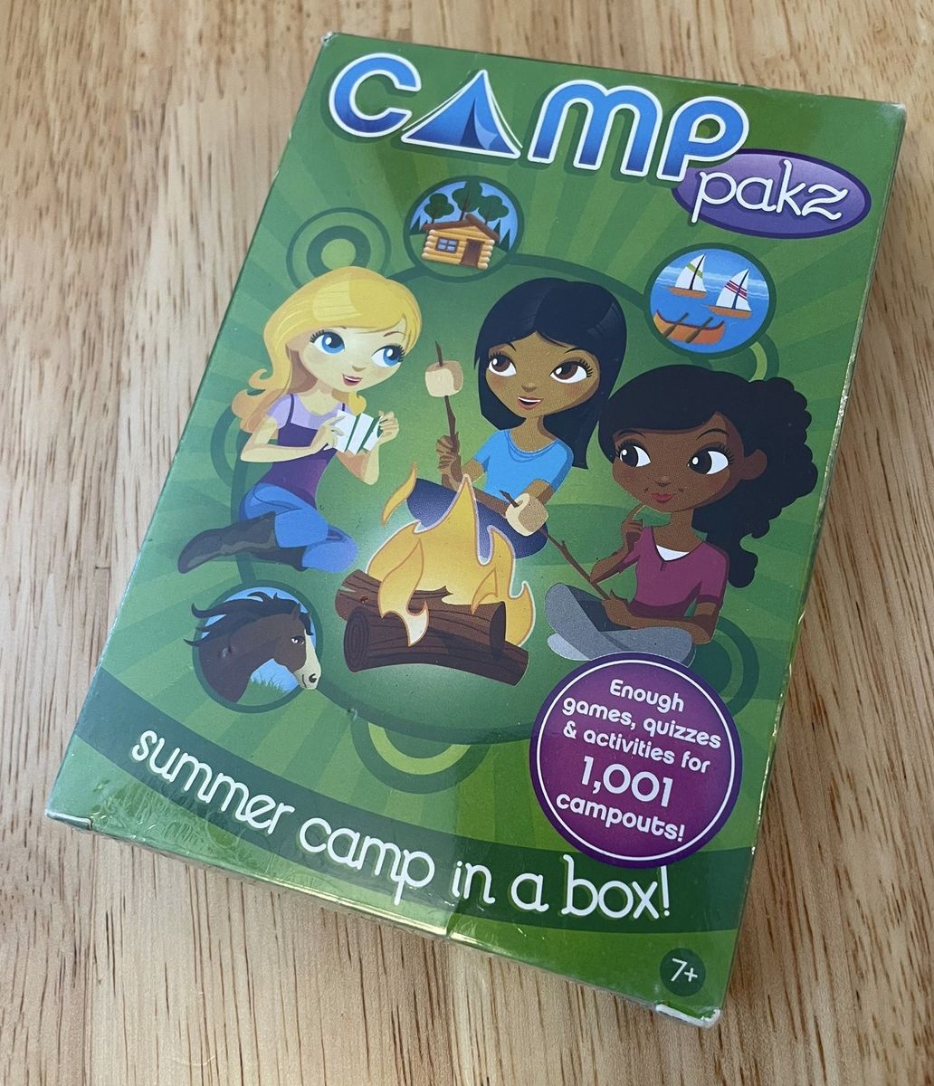 Camp Pakz Summer Camp inn a box card game