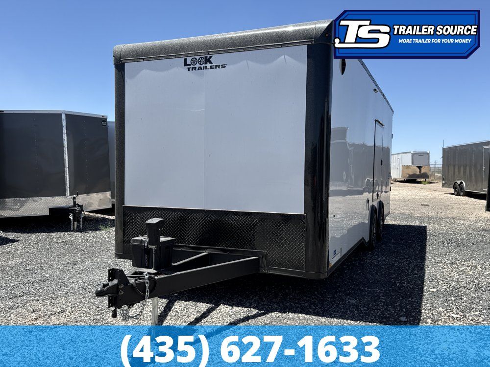 8.5x24 Look Vision Circuit Edition Enclosed Race Car Hauler Trailer - 7'6" Interior - 10K GVWR -