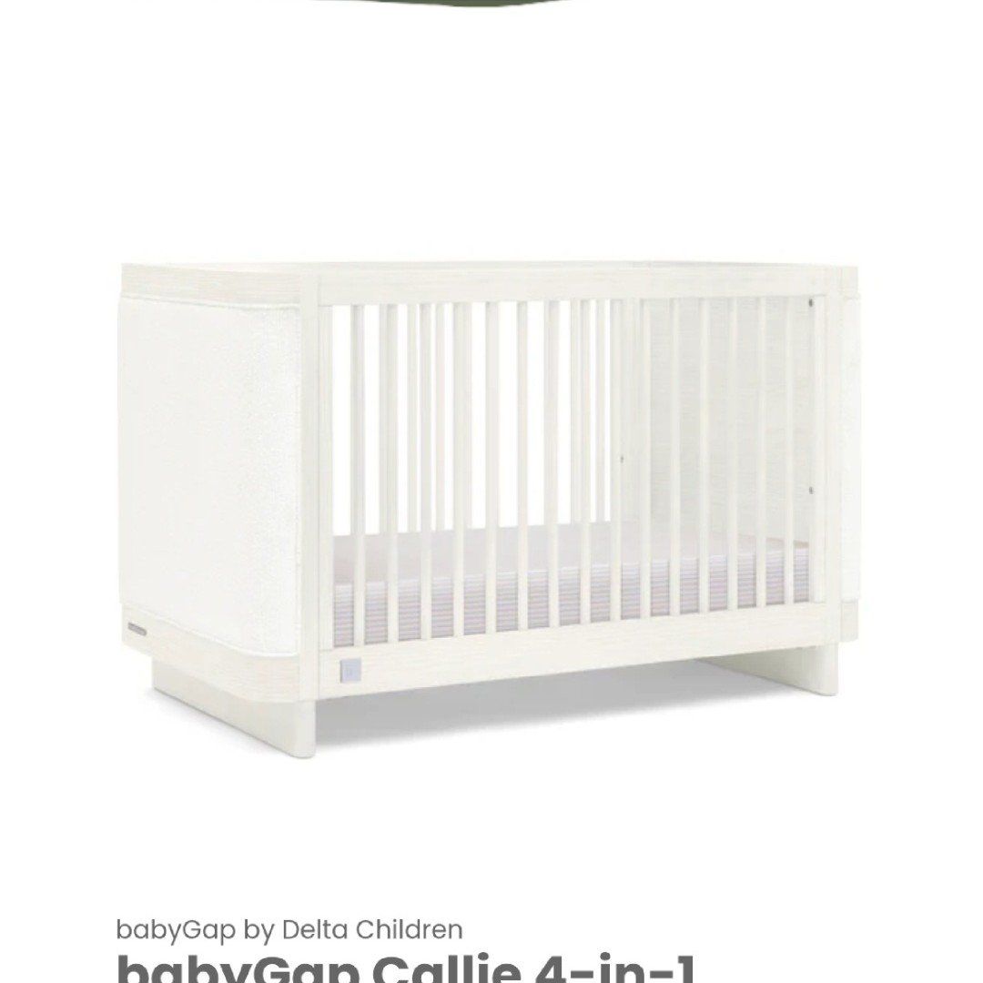 NEW- Baby Gap Callie 4-in-1 Upholstered Crib
