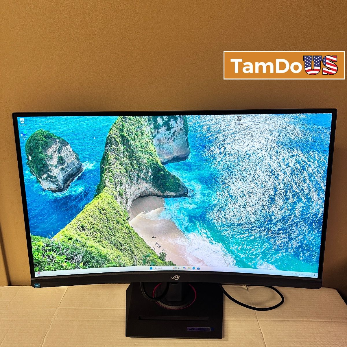 ASUS ROG Strix 27" Curved Gaming Monitor, 2K QHD, 180Hz, 1ms, FreeSync, HDR