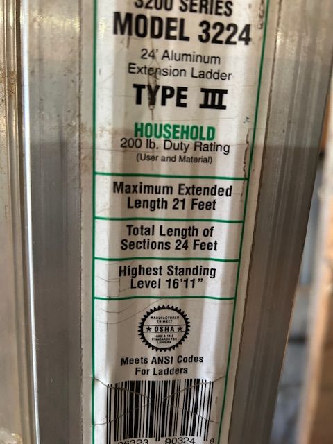 Aluminum Extension Ladder