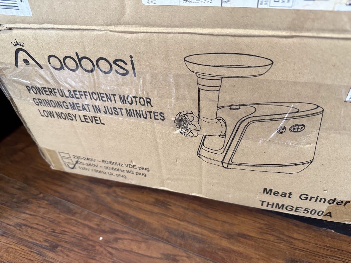 Aobosi Meat Grinder THMGE500A Powerful Motor Kitchen Appliance