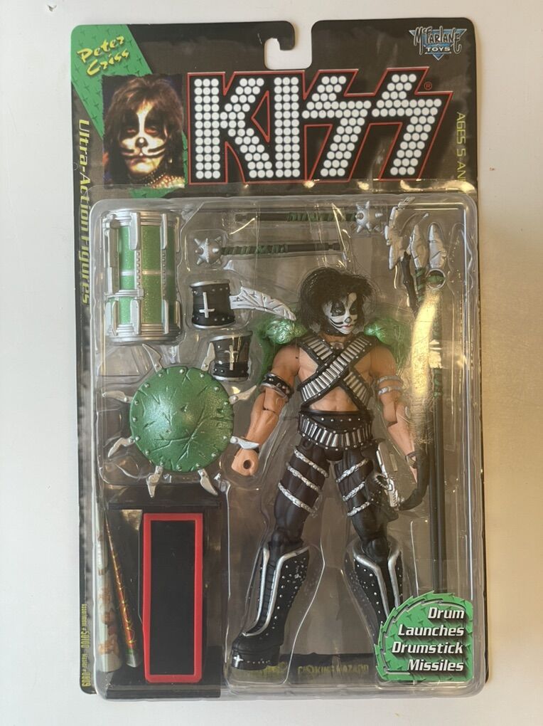 KISS Peter Criss Action Figure Toy Todd McFarlane