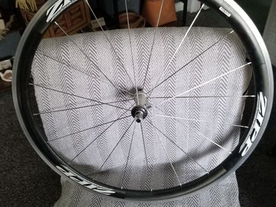 Older Zipp carbon front wheel 700c