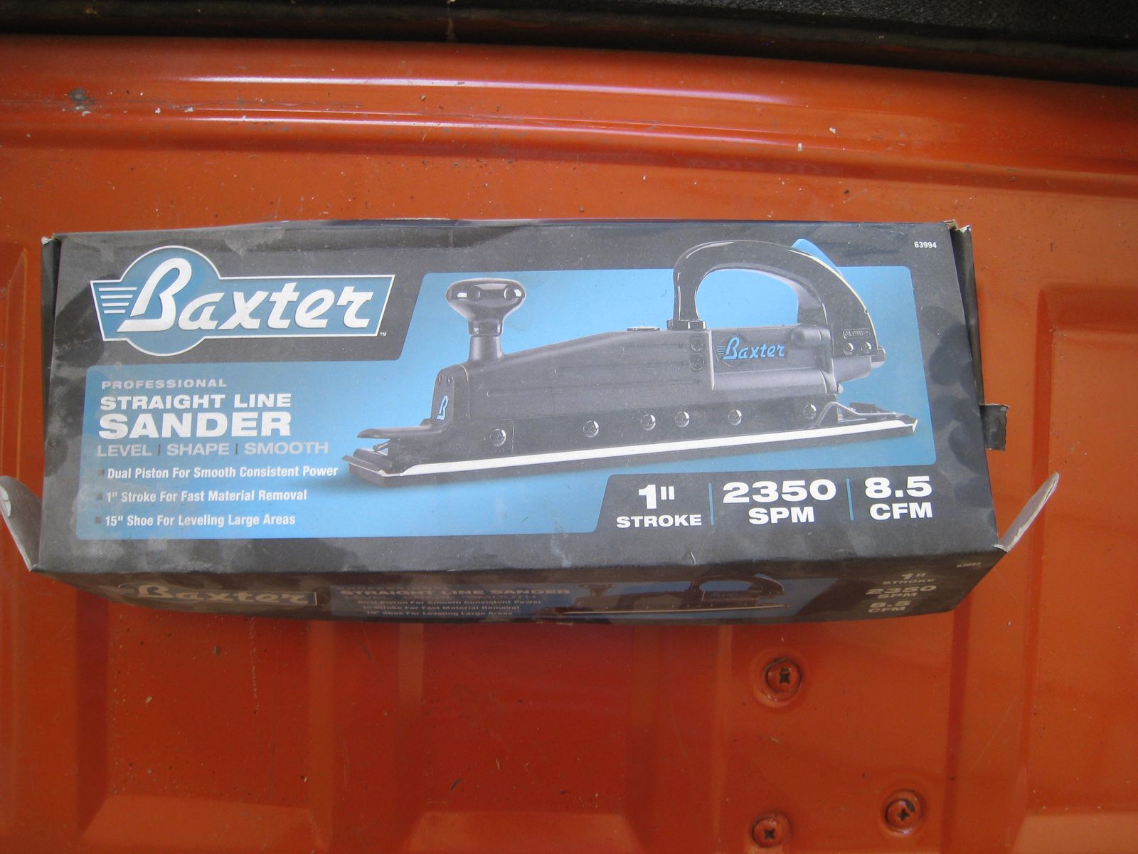 Air sander - Harbor Freight Baxter straight line sander