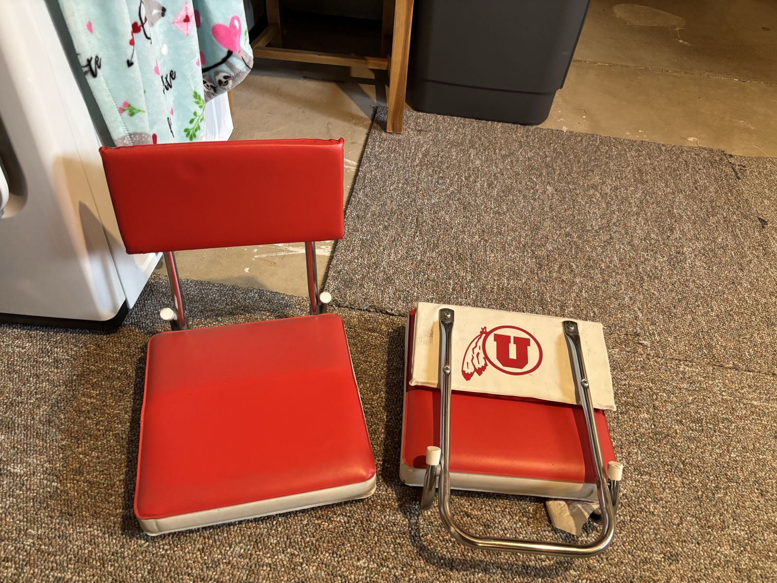 University of Utah Utes Red Portable Stadium Seat Chair Bleacher Cushion