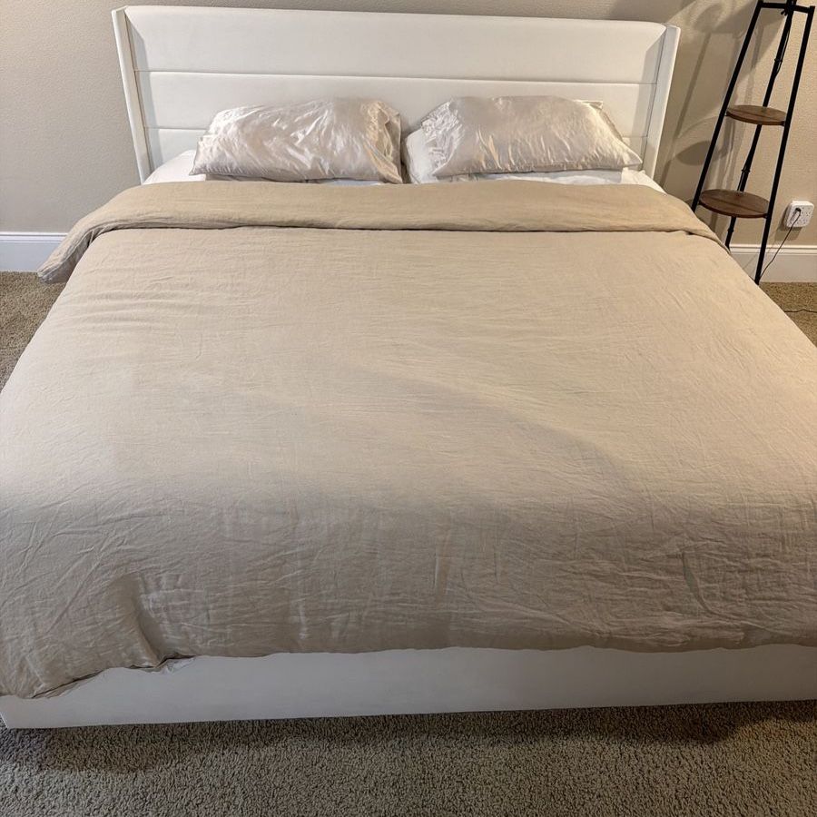 King White bed frame 