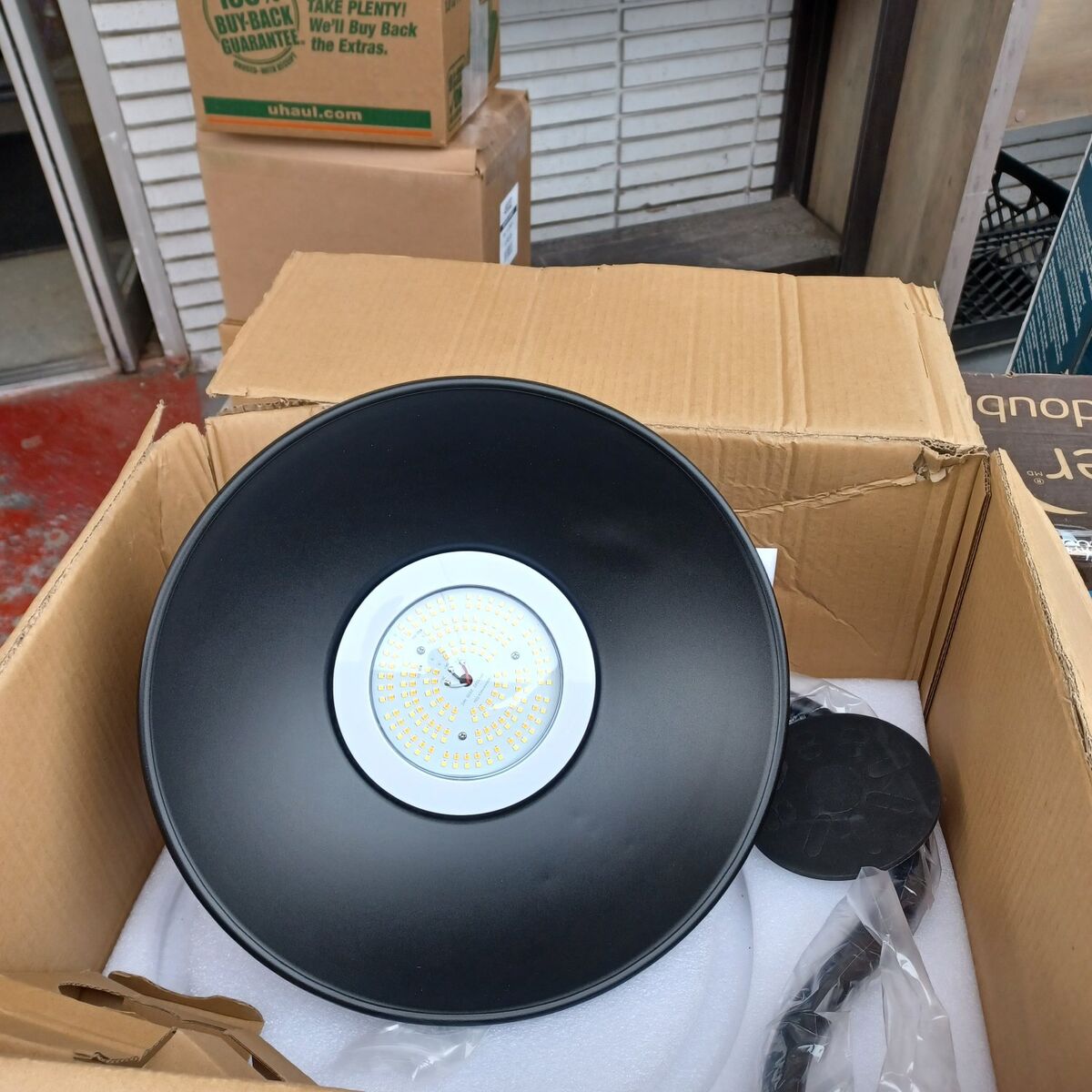 15 in tall LED outdoor wall sconce