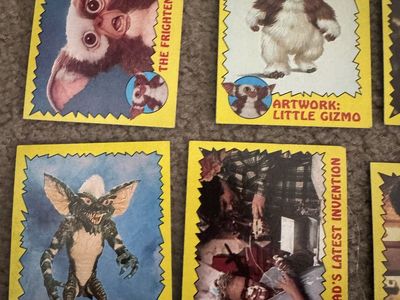 Vintage 1984 Topps Gremlins Movie Trading Cards Lot