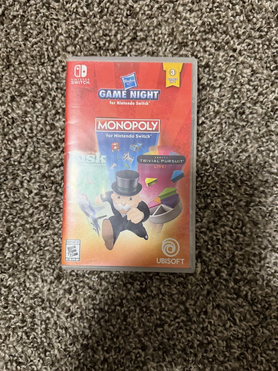 Ubisoft Hasbro Game Night for Nintendo Switch (Monopoly, Trivial Pursuit Live!, Risk)