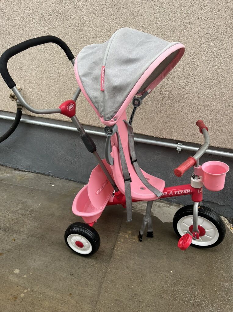 Radio Flyer Pink Push Trike