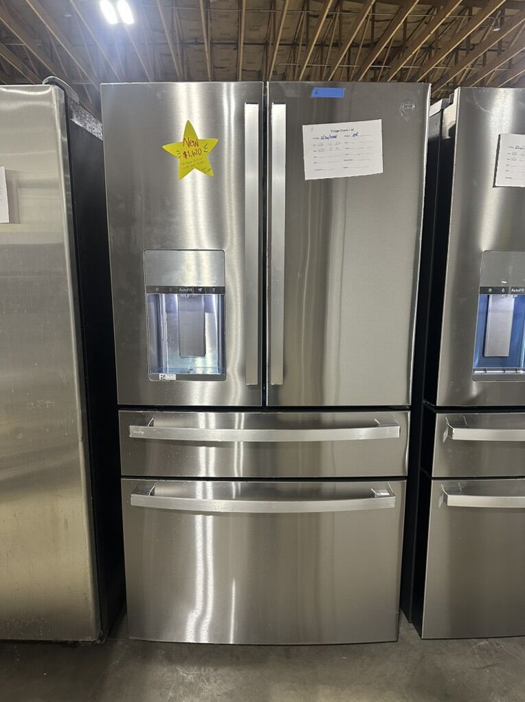 BRAND NEW GE PROFILE 4-DOOR COUNTER DEPTH FRIDGE