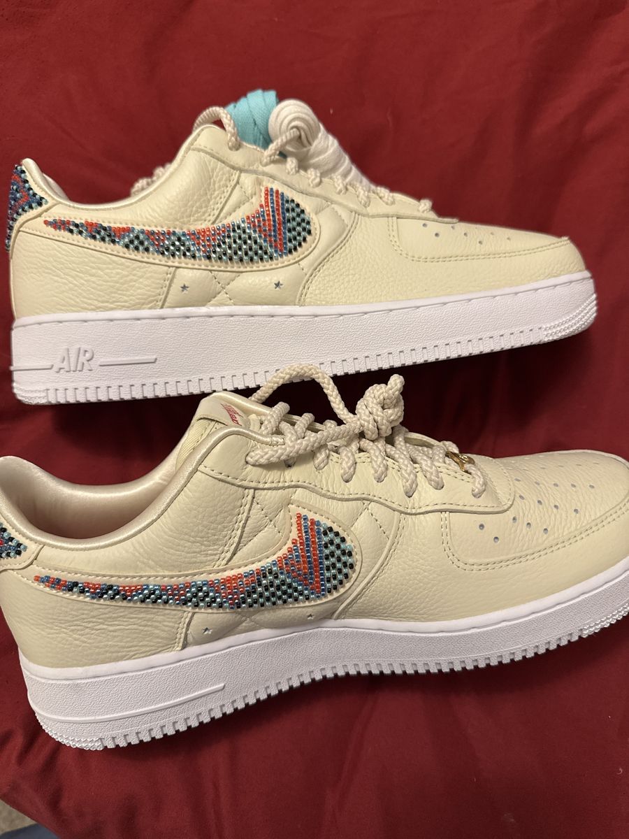 Nike Air Force 1 Low x Premium Goods 'The Bella' Cream Sneakers Size 11.5W / 10M