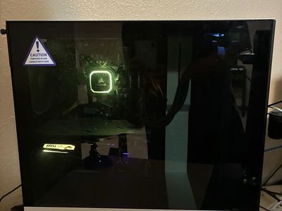 Gaming PC - Intel i7-9700k, GTX 1660 Super, 16GB RAM, 500GB NVMe SSD, NZXT CASE, AIO liquid CPU cooler, MSI Z390-A PRO