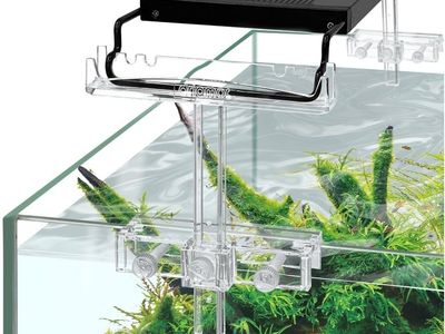 Aquarium Light Riser Adjustable, Clear Acrylic
