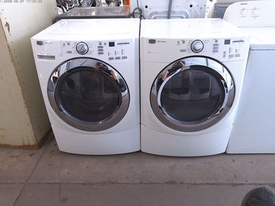 Maytag 3000 front load washer with matched electric dryer