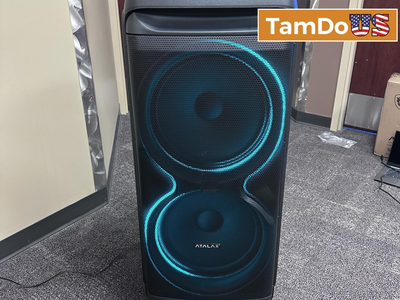 Atalax SoundWave Professional Wireless Speaker – 20000W Output, 4Ω, 40Hz–20kHz