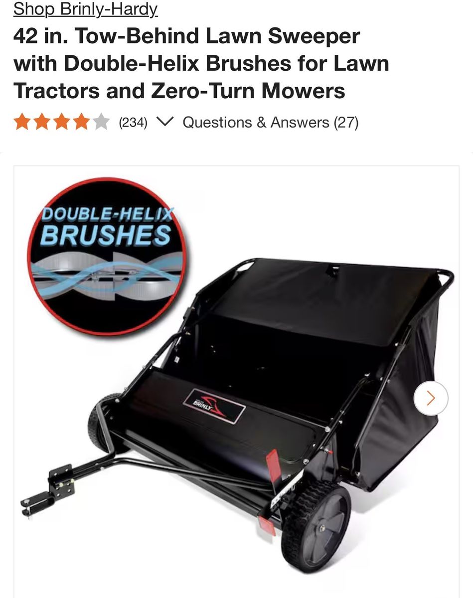 Lawn Sweeper - Tow Behind - 42”