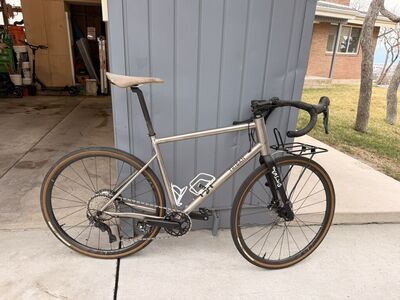 Titanium Gravel Bike GRX Chris King wheelset XL/59