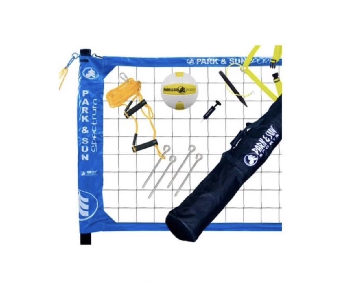 RENT- Park & Sun Spectrum Pro Outdoor Volleyball Net Set