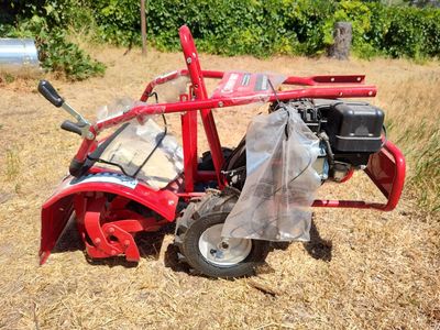 Troy Bilt Tiller Super Bronco CRT New Out Of Crate 21D-66M8766, Great Deal, Cleaning Out Garage