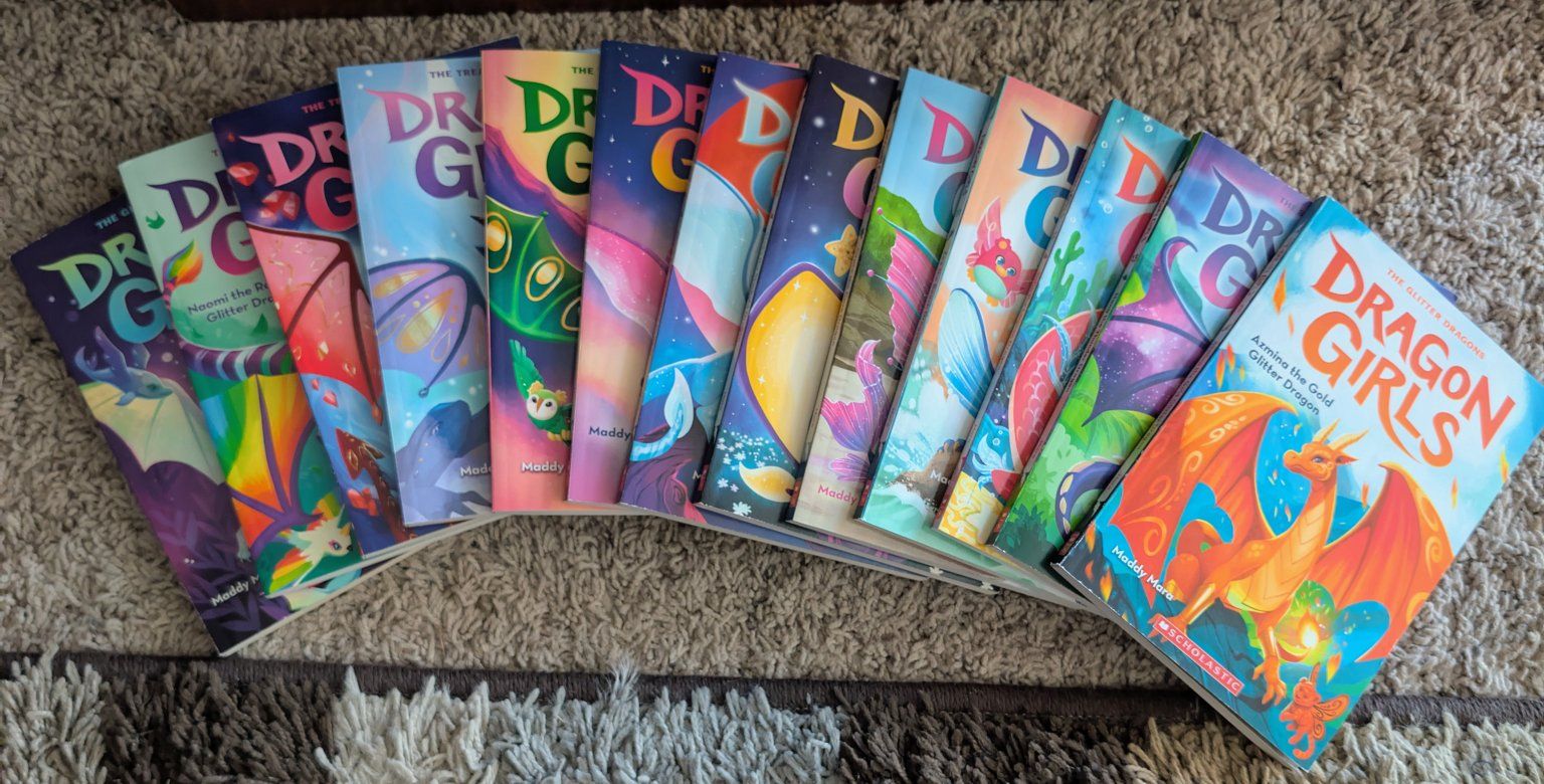 Dragon Girls Series Books 1-13 Set by Maddy Mara Scholastic Paperback