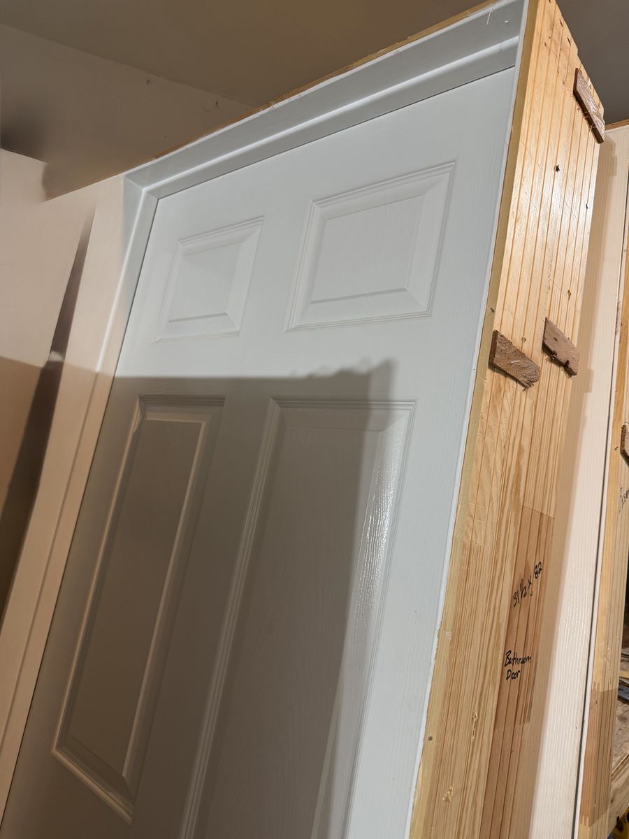 Prehung six panel doors