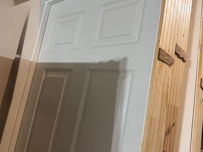 Prehung six panel doors