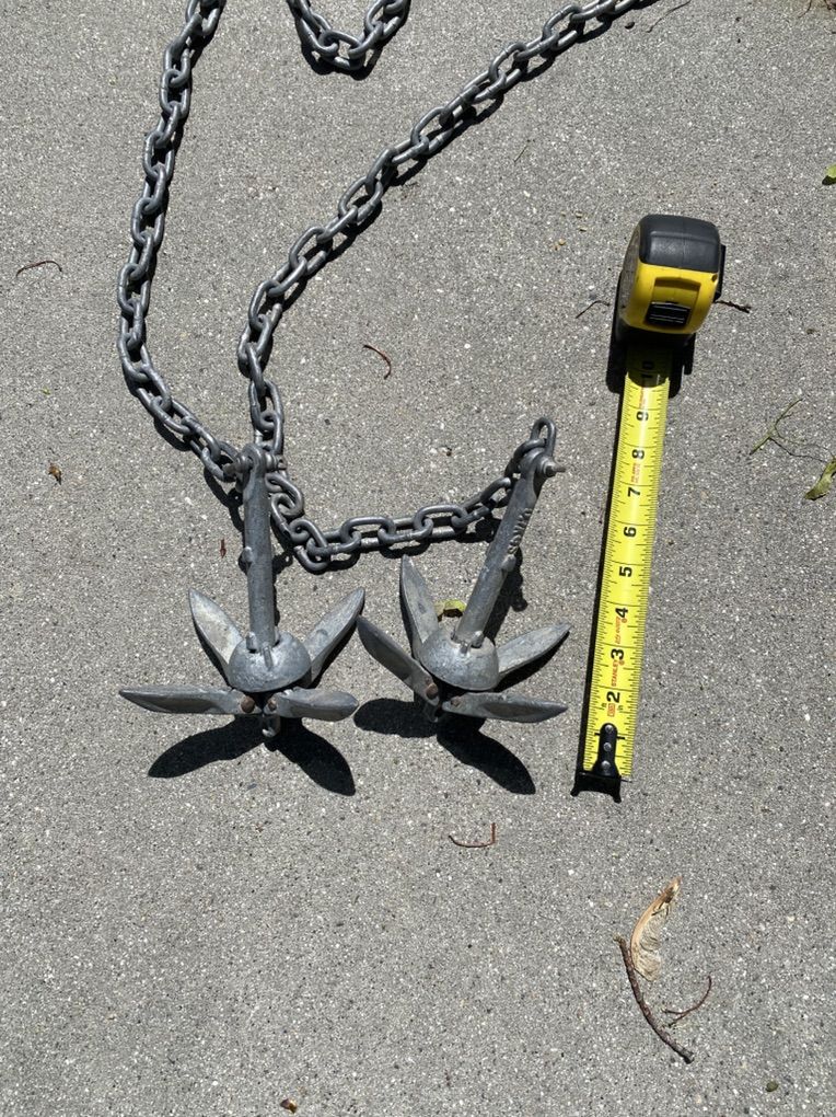 Grapnel Hook Anchors