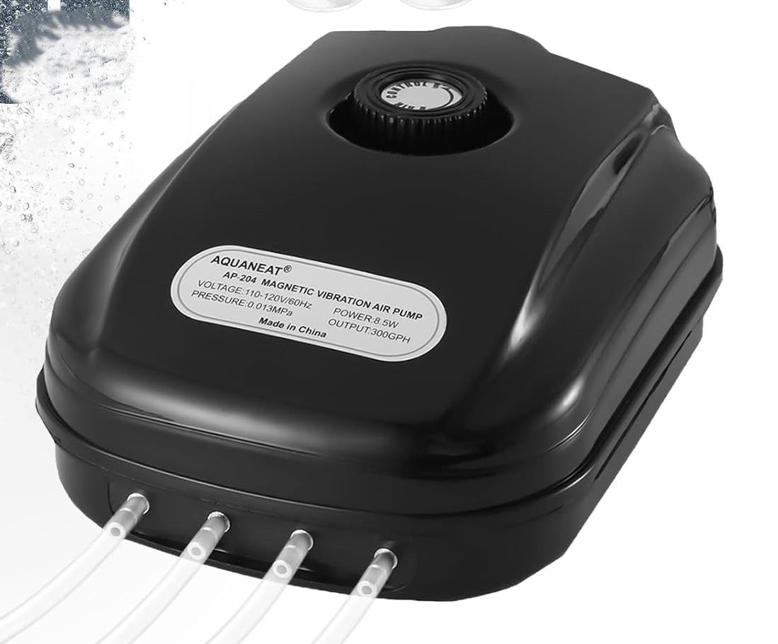 BRAND NEW Aquarium Air Pump 300GPH, for up to 200 Gallon Fish Tank Powerful