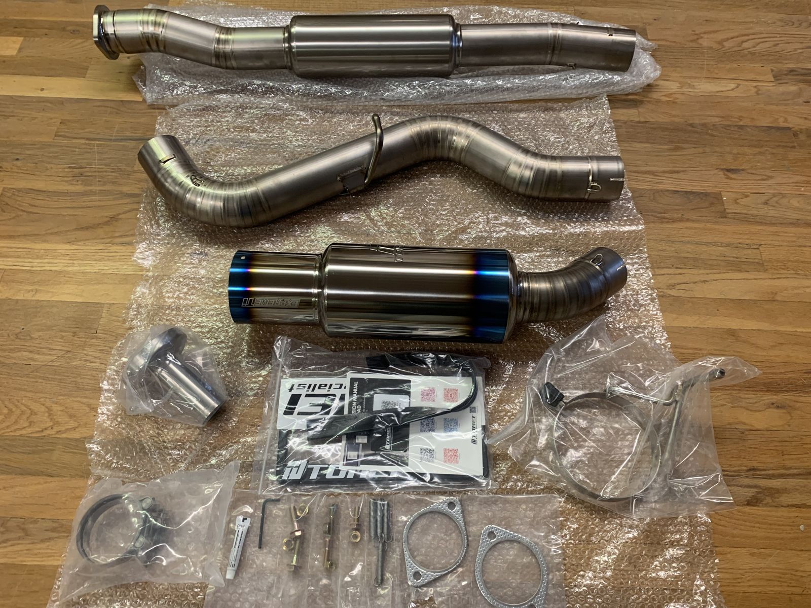 Tomei Expreme Titanium Catback Exhaust for 2008-2014 Hatchback Subaru WRX STI Cat Back WRXSTI    TB6090-SB02B