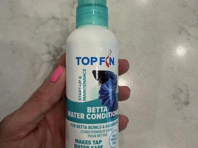 NICREW Slim Aquarium Filter & TOP FIN Betta Water Conditioner 4 fl oz for Fish Tanks