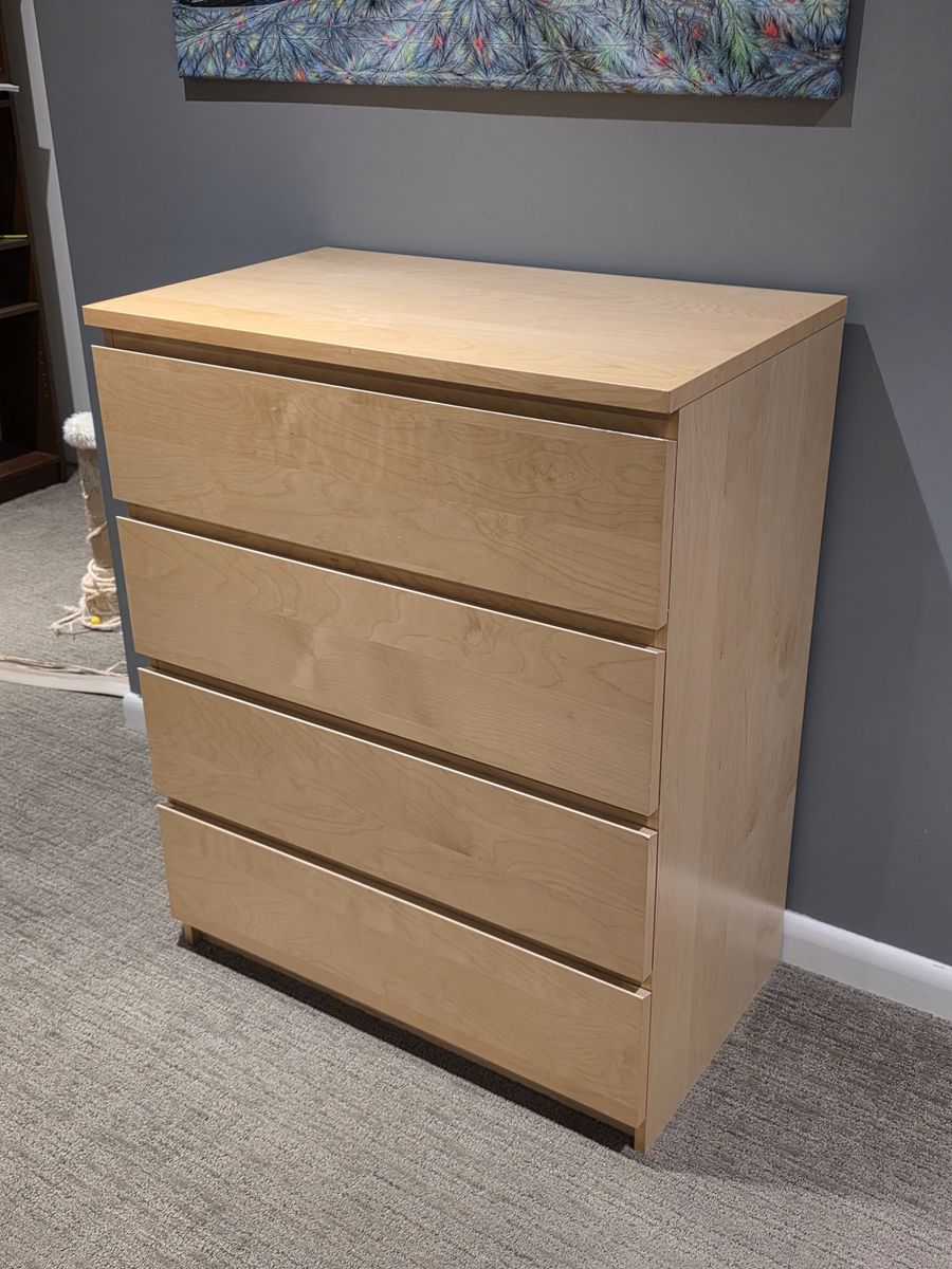 Ikea Dresser - 4 Drawer Oak